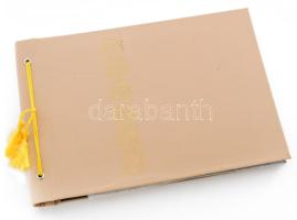 Régebbi fényképalbum, jó állapotban, 22x32 cm