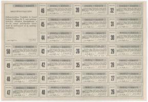 1942. Palotailva "Gödemesterháza Uradalmi és Grassl György Erdőipar Részvénytársaság" 25 r...