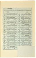 Románia 1922. Nagyvárad "Rézbányai Erdőipar részvénytársaság" 5db részvénye egyben, egyenk...