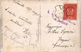 Syanky, Sianky, Sianki; Starke ausgebaute Unterkünfte im Waldgebirge / katonai szálláshely az erődbe...