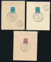 29 db VISSZATÉRT és néhány egyéb alkalmi bélyegzés kivágásokon