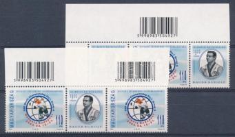 2003 Jégkorong VB kétféle fordított állású szelvénnyel, vonalkóddal