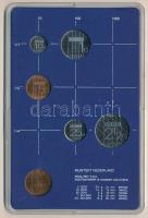 Hollandia 1983. 5c-2 1/2G (5xklf) forgalmi sor műanyag tokban, pénzverdei zsetonnal T:UNC Netherland...