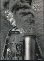 1938 Gőzhajó, Auradon Pierre felvétele, 1 db modern nagyítás, jelzés nélkül, 21x15 cm