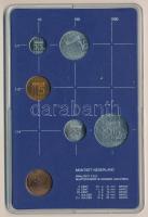 Hollandia 1985. 5c-2 1/2G (5xklf) forgalmi sor műanyag tokban, pénzverdei zsetonnal T:UNC Netherland...