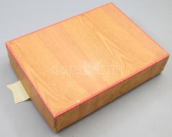 Symex cseh üveg kávés készlet, 6 személyes, dobozában