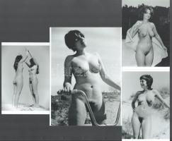 "Az egészség és a szabadság boldog érzése", szolidan erotikus felvételek, amelyek eltérő i...