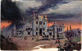 Milano, Milan; 1906 Milan Exhibition with Carrozzeria ad (fa)