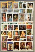 Festmény motívum gyűjtemény az egész világból, 10 vastag fehér lapos A4-es berakóban