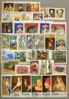 Festmény motívum gyűjtemény az egész világból, 10 vastag fehér lapos A4-es berakóban