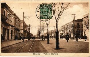 Messina, Viale San Martino / avenue (cut)