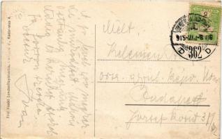 1915 Lipótvár, Újvároska, Leopoldov; Fegyintézeti templom. Vasúti levelezőlapárusítás 7847. / prison...