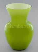 Murano kétrétegű váza, hibátlan, m: 18 cm