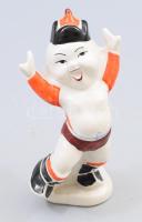 Mongol porcelán figura, hibátlan, m: 13 cm