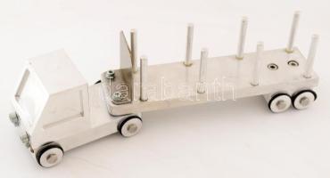 Gyáriparos kamion makett, h: 27 cm