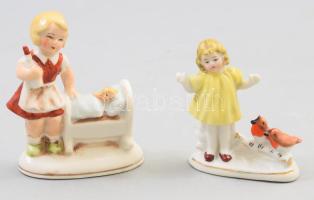 2 darab német gyermekjáték porcelán, m: 8,5 cm alatt