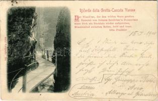 1900 Varone, Ricordo della Grotta, Cascata Varone / cave (EK)