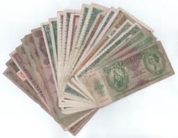 Vegyes, 23db-os (13xklf), Pengő bankjegyekből álló tétel T:F,VG, sok firkált