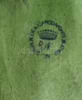 Capodimonte virág, jelzett, minimális pattogzással, h: 8,5 cm