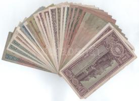 Vegyes, 30db-os (16xklf), Pengő bankjegyekből álló tétel T:F,VG, több firkált
