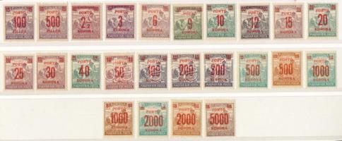 1921/25 Kisegítő portó teljes sor