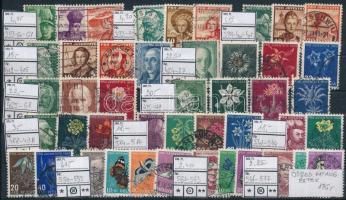Svájc 1939-1952 45 db bélyeg (Mi EUR 176.-)