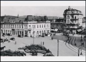 cca 1940 Nagyváradi villamos, 1 db modern nagyítás, jelzés nélkül, 15x21 cm