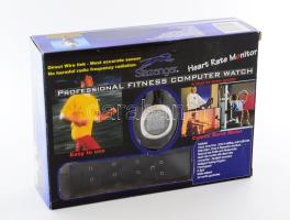 Slazenger pulzusmérős karóra, bontatlan dobozában.