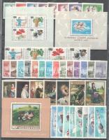 Összeállítás sorokkal, blokkokkal, 2 db nagyalakú berakólap minden oldalán