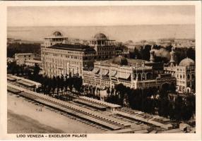 Venezia, Venice; Lido, Excelsior Palace / hotel, beach. Edizioni d'Arte Zanetti - Venezia (EK)
