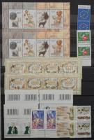 Szép gyűjtemény 2 példányban 2003-2009, 30 fekete lapos Lindner A4-es berakóban, benne 2 Sakk kisív is (névérték: 152.000) + rengeteg emlékív, emléklapok (nincs számolva) / Nice collection in 2 copies 2003-2009 in A/4 stockbook with a lot of extras not counted