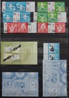 Szép gyűjtemény 2 példányban 2003-2009, 30 fekete lapos Lindner A4-es berakóban, benne 2 Sakk kisív ...