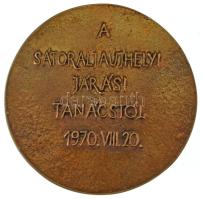 1970. "A tanácsok megalakulásának 20. évfordulójára / A sátoraljaújhelyi Járási Tanácstól 1970....