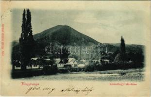 1900 Nagybánya, Baia Mare; Kereszthegyi külváros. Molnár Mihály kiadása / Dealul Crucii (fl)