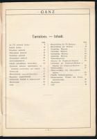 1926 FB jelű 0,25-33 lóerős váltakozóáramú mótorok. Ganz-féle Villamossági Rt. Budapest I/1. sz. kat...
