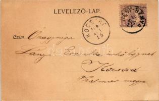 1900 Nagybánya, Baia Mare; Nagybánya, Baia Mare; Fő tér keleti oldala, Herskovits J. T., Rosenfeld, ...