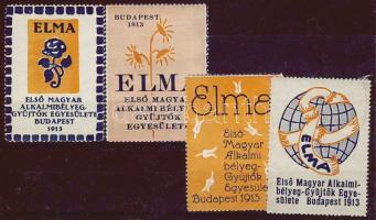 1913 ELMA 4 db-os bélyegsor