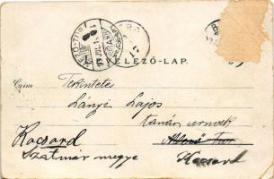 1899 (Vorläufer) Brassó, Kronstadt, Brasov; látkép / general view. litho (b)