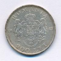 Románia 1942. 200L Ag "I. Mihály" T:XF kis patina Romania 1942. 200 Lei Ag "Mihai I" C:XF kis patina Krause KM#63