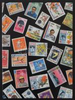 Sport bélyegmintás borítójú A4-es berakó 8 fekete lappal