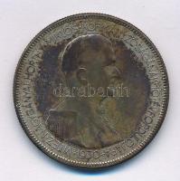 1930. 5P Ag "Horthy jobbra" T:F patina Adamo P8