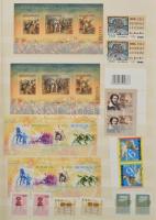 1998-2003 Gyűjtemény 16 lapos A4-es Schaubek berakóban, általában 2 példányos anyag sok emlékívvel (...