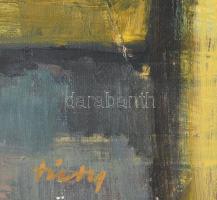 Túry Mária (1930-1992): Csendélet. Olaj, farost. Jelzett. Hátoldalán Képcsarnok Vállalat címkéjével....