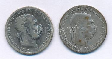 Ausztria 1893-1898. 1K Ag "Ferenc József" (2xklf) T:F patina
Austria 1893-1898. 1 Corona ...