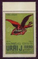 1914 Urai J. bélyegkereskedő Arad  emlékbélyeg