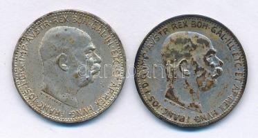 Ausztria 1914-1915. 1K Ag "Ferenc József" (2xklf) T:XF,VF patina
Austria 1914-1915. 1 Cor...