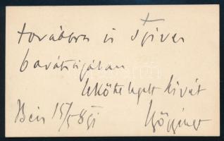 cca 1891 Ifj. gróf magyarszőgyéni és szolgaegyházi Szőgyény-Marich László (1840-1916) diplomata, pol...