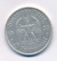 Német Harmadik Birodalom 1935A 5M Ag "Garnisonkirche" T:XF patina German Third Reich 1935A 5 Reichsmark Ag "Potsdam Garrison Church" C:XF patina Krause KM#83