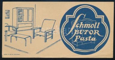 cca 1930 Schmoll Butor Pasta számolócédula