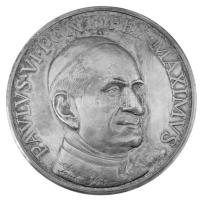 Vatikán DN "Pavlvs VI Pontifex Maximvs / 26 Sept 1897 - 21 Ivni 1963 - 6 Avg 1978" kétoldalas, jelzett Ag emlékérem eredeti dísztokban (50,89g/0.999/50mm) T:AU,XF (eredetileg PP) Vatican ND "Pavlvs VI Pontifex Maximvs / 26 Sept 1897 - 21 Ivni 1963 - 6 Avg 1978" two-sided, hallmarked Ag commemorative medallion in original case (50,89g/0.999/50mm) C:AU,XF (originally PP)